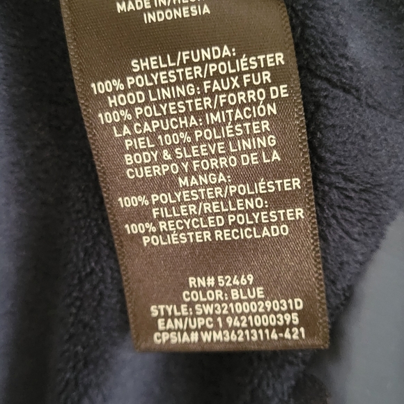 SWISS TECH Girl's Hooded Blue Puffer Jacket Juniors Size XL - Picture 10 of 10